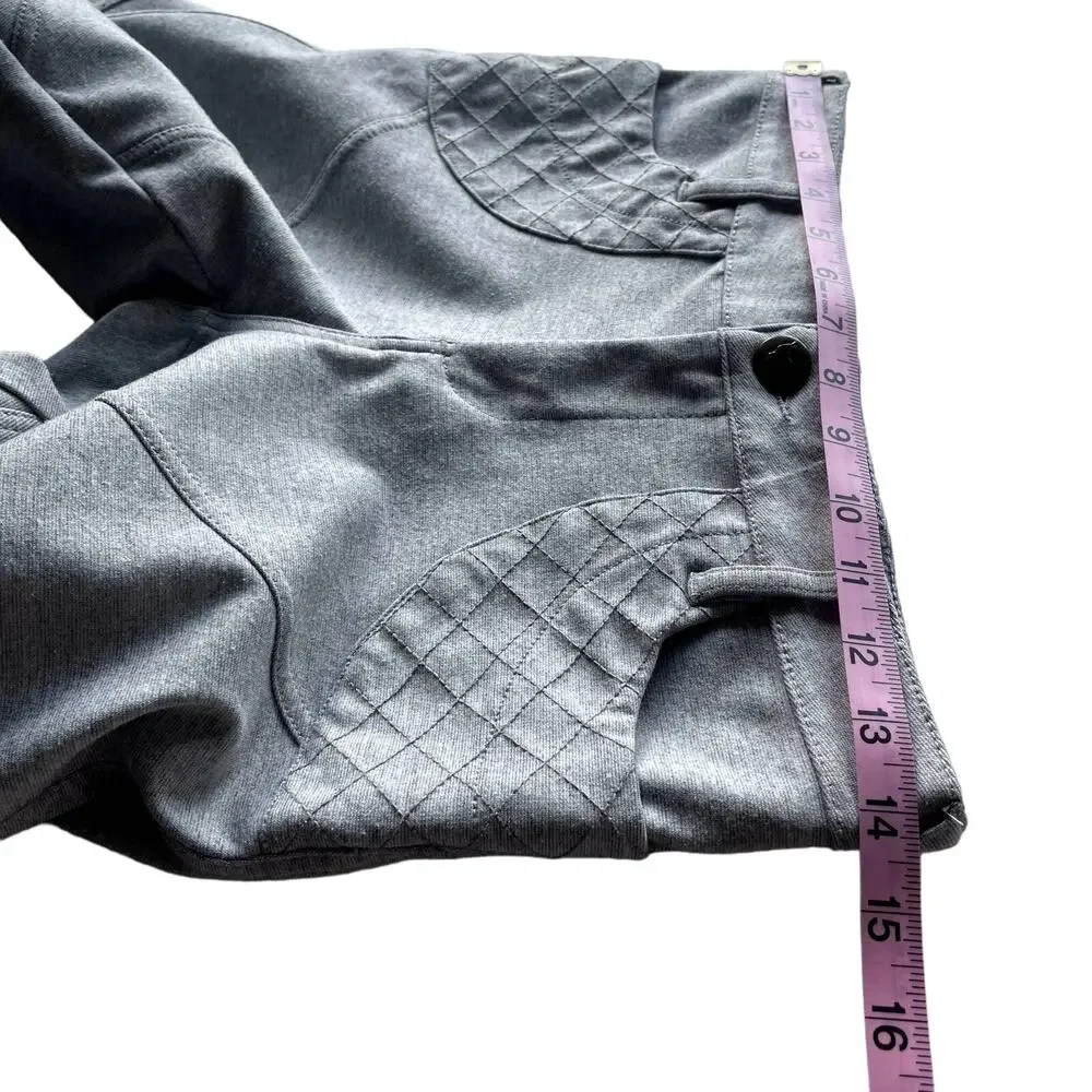 Women's Free People Gray‎ Leggings Moto Skinny Leg Biker Casual Knit Pant sz 27